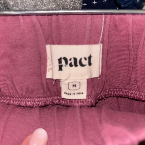 Pact Organic Cotton Wide-Leg Pants – Plum Purple – Size Medium - Picture 12 of 14